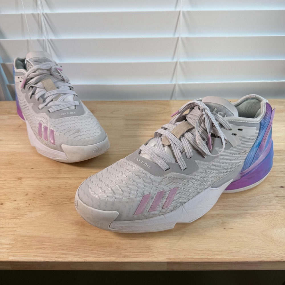 Adidas D.O.N. Issue 4 Sneakers Men's Dash Gray Athletic Basketball Shoes - 12